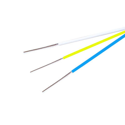 Cables aislados PFA de cobre plateado de alta temperatura con múltiples tamaños AWG AC600V con opciones de núcleo 1-5