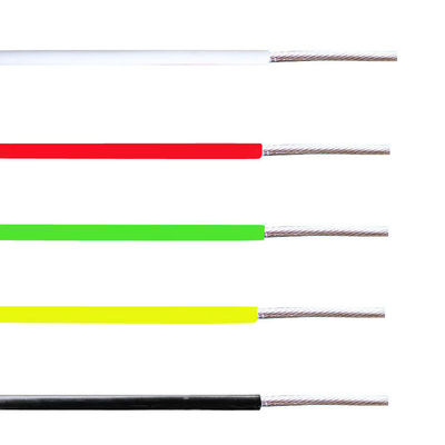 Cable de conexión con aislamiento PFA de cobre plateado con opciones de 1-5 núcleos y rango de tamaño de 0,05-6 mm2 para aplicaciones de alta temperatura