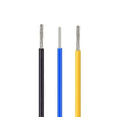 Cables aislados PFA plateados con rango de temperatura de -60 ~ + 250 °C 10 colores básicos y una vida útil de tres años