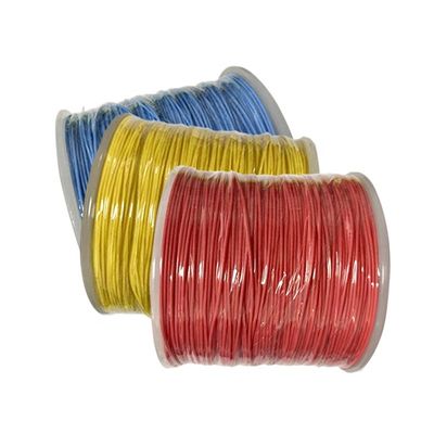 Cables aislados PFA plateados con rango de temperatura de -60 ~ + 250 °C 10 colores básicos y una vida útil de tres años