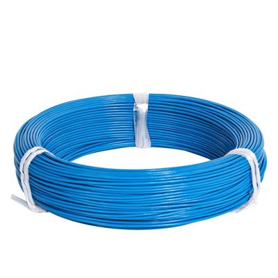 Cables aislados PFA plateados con rango de temperatura de -60 ~ + 250 °C 10 colores básicos y una vida útil de tres años
