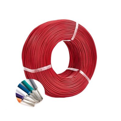 Resistencia al calor 600V Nivel de PFA alambre aislado con conductor de rosca plateada en 16 18 26 Gauge