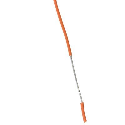 Alambre calefactor PFA de cobre plateado de 19 hebras con voltaje nominal AC600V y múltiples tamaños AWG