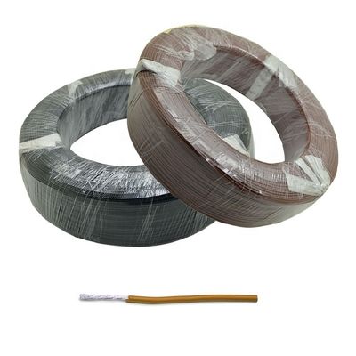 24awg 19/36 alambre de cobre plateado aislado PFA con 9 colores disponibles