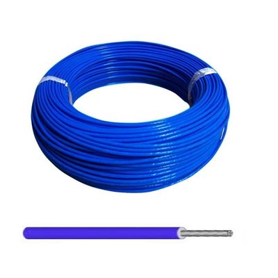 24awg 19/36 alambre de cobre plateado aislado PFA con 9 colores disponibles