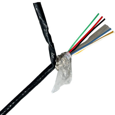 26AWG Alambre aislado multicoro ETFE resistente a altas temperaturas y cable trenzado Tefzel