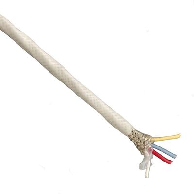 4 núcleos de cable blindado con fluoroplástico plateado trenzado FEP PFA PTFE alambre aislado