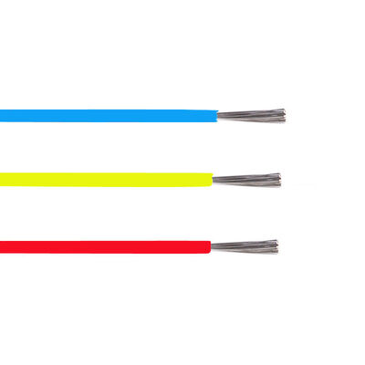 4 núcleos de cable blindado con fluoroplástico plateado trenzado FEP PFA PTFE alambre aislado