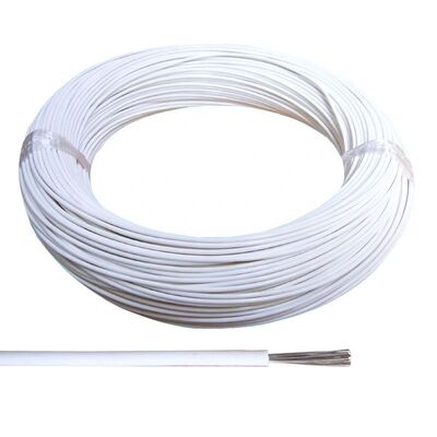 4 núcleos de cable blindado con fluoroplástico plateado trenzado FEP PFA PTFE alambre aislado