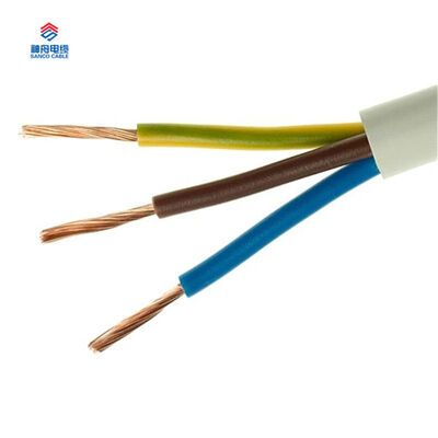 Cable eléctrico de PVC de 3 núcleos y 2,5 mm H05VV-F de suministro de China