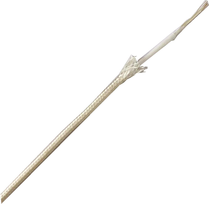 La fibra de vidrio de alto voltaje de la resistencia cruzado el alambre PTFE aislada ata con alambre sola base