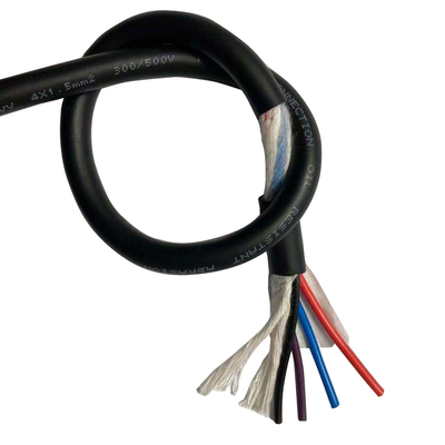 el PVC flexible estupendo del cable vestido de 24awg PUR aisló resistencia de aceite
