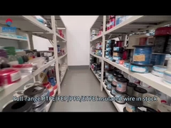 Cable de instrumentación aislado de PTFE de cobre plateado de alta temperatura