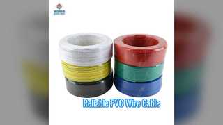 Cable de alambre de PVC duradero para energía confiable